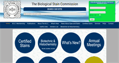 Desktop Screenshot of biologicalstaincommission.org